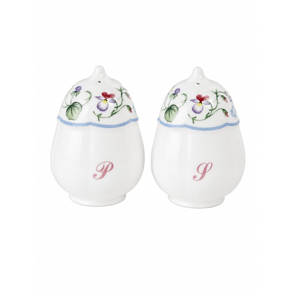 Villeroy & Boch MARIPOSA Salt & Pepper Shaker Set Excellent Condition